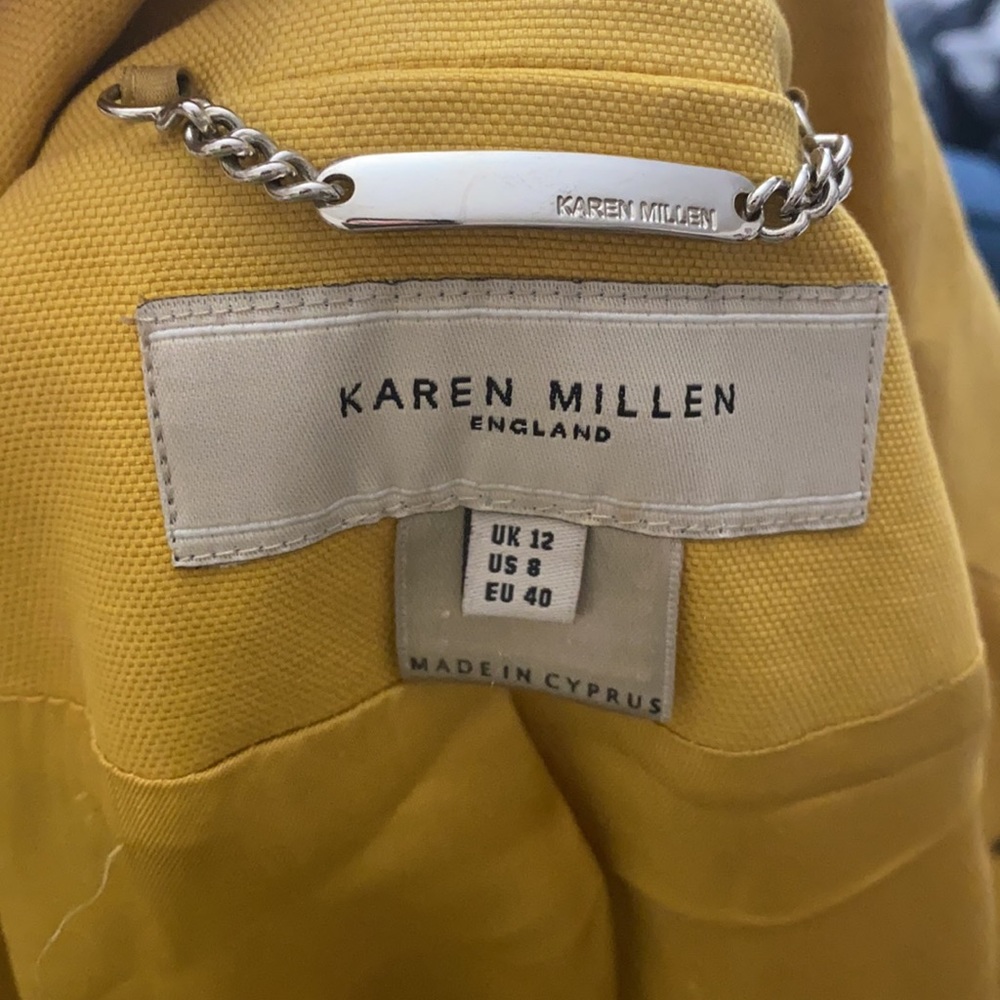 ❤️💕Women’s KAREN MILLEN GOLD COAT💕❤️ - Picture 6 of 6
